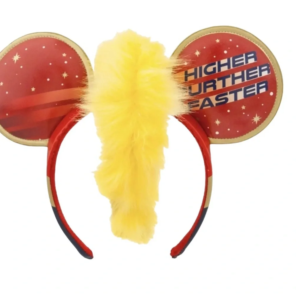 Disney Captain Marvel Ears with Faux Mohawk - Picture 3 of 5